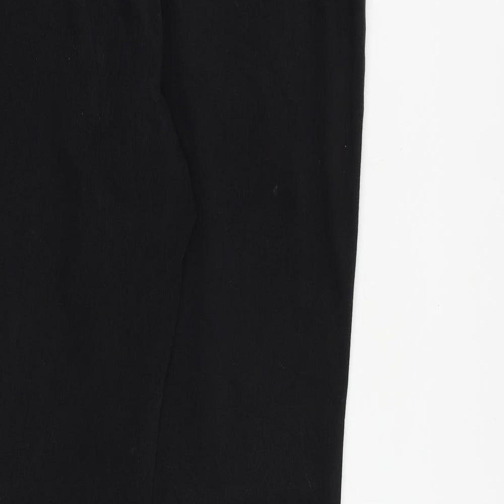 Uniqlo Womens Black Cotton Straight Jeans Size 32 in L30 in Regular Button