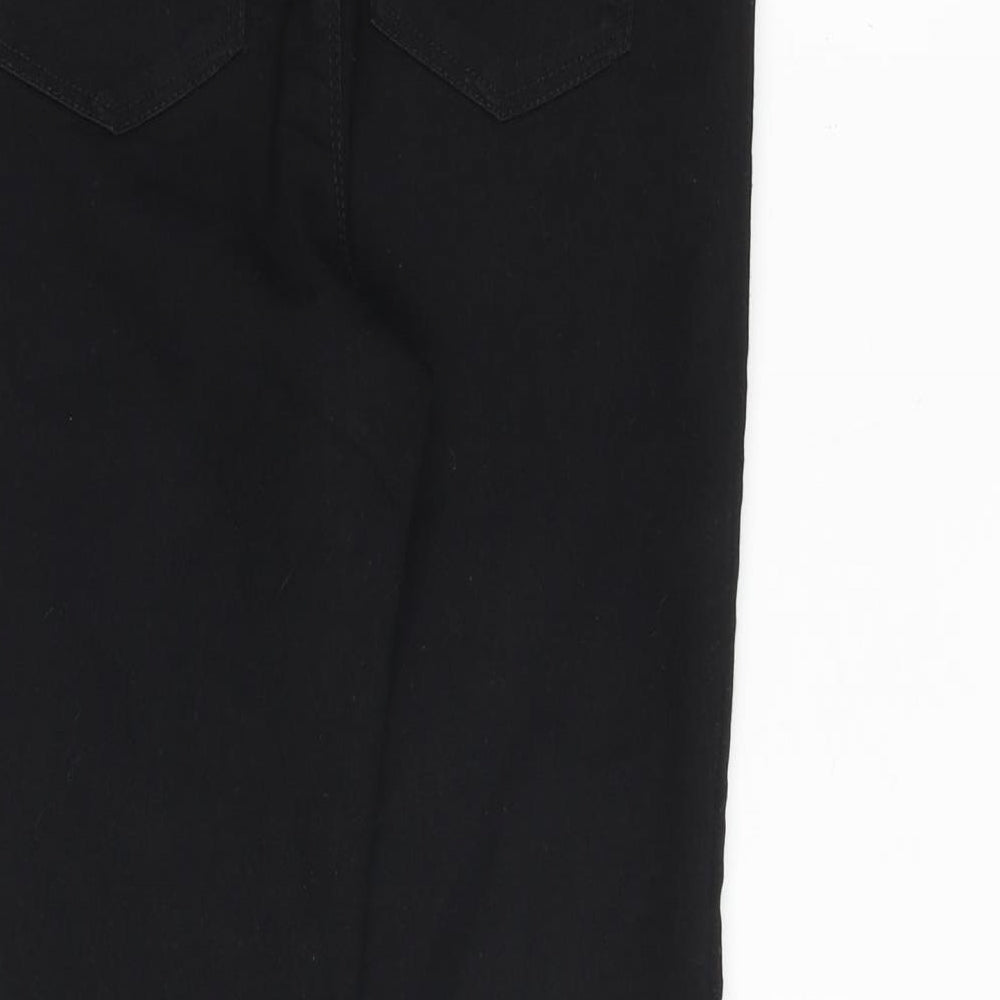 Papaya Womens Black Cotton Jegging Jeans Size 8 L23 in Regular