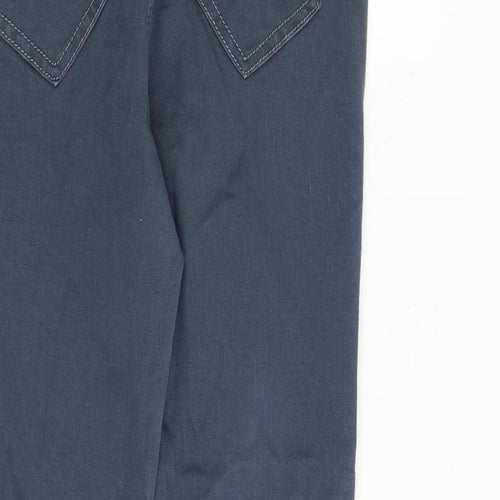 River Island Womens Blue Cotton Skinny Jeans Size 12 L26 in Regular Zip