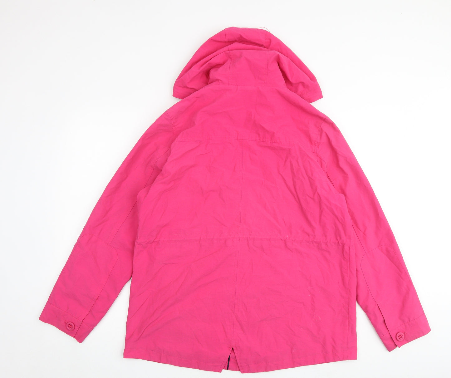 Marks and Spencer Womens Pink Jacket Size 14 Button
