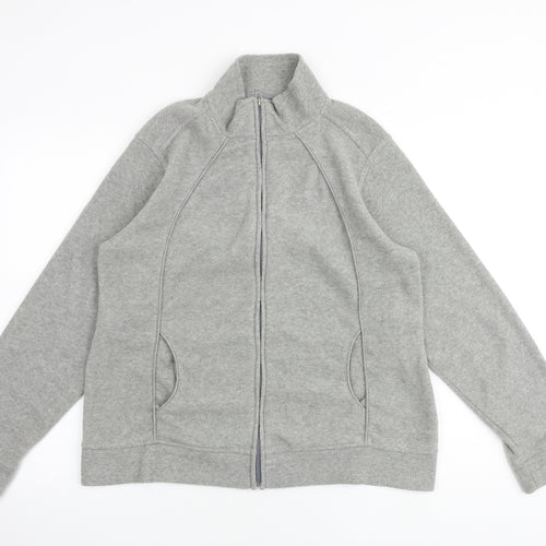 Dunnes Stores Womens Grey Jacket Size 18 Zip