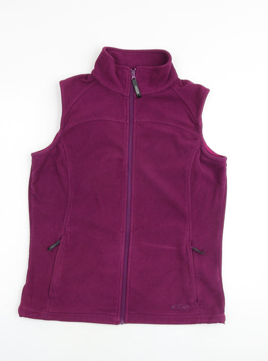 Gelert Womens Purple Gilet Jacket Size 12 Zip