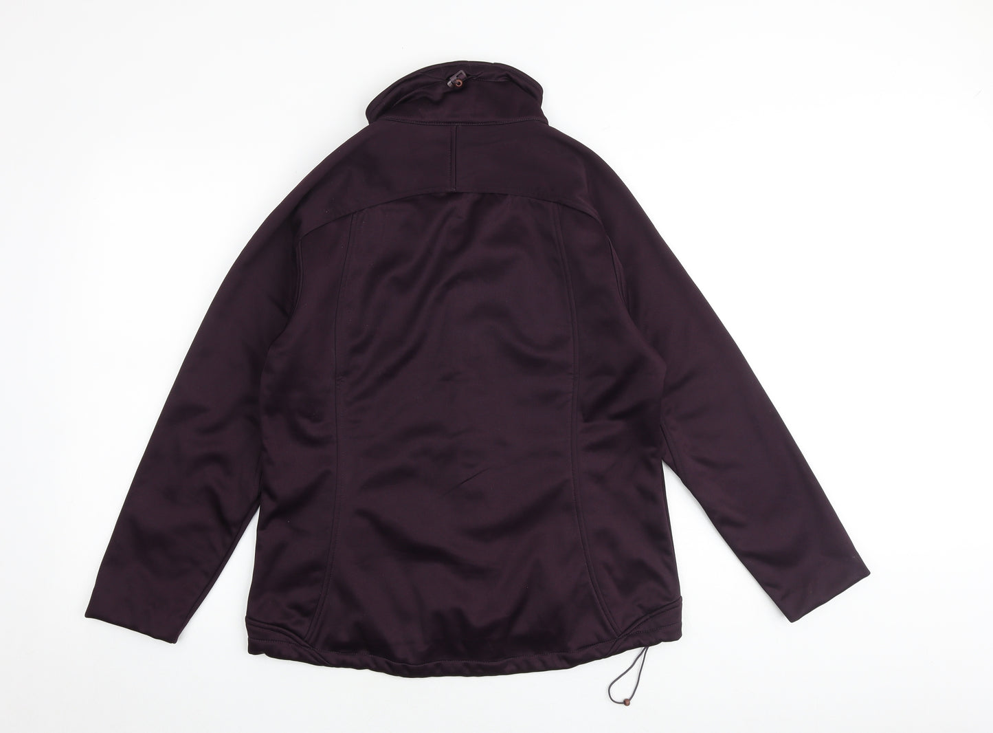 Mountain Life Womens Purple Windbreaker Jacket Size 14 Zip