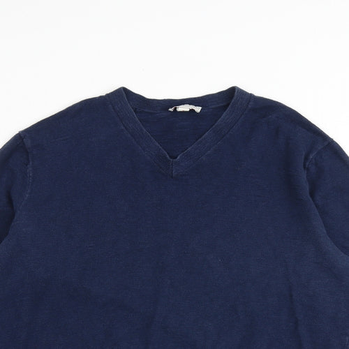 Gap Mens Blue Cotton Pullover Sweatshirt Size M