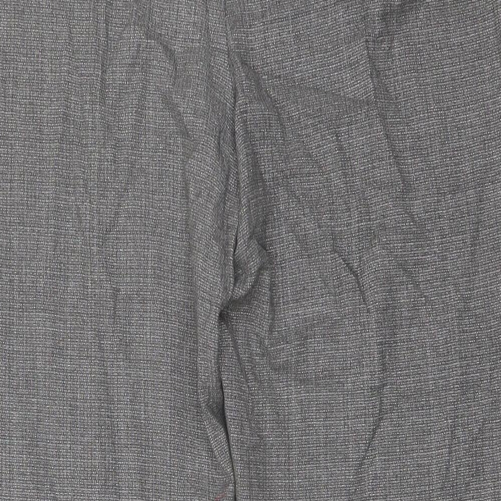 So Fabulous Womens Grey Polyester Carrot Trousers Size 18 L27 in Regular