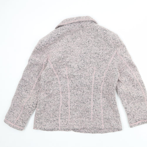 Gerry Weber Womens Pink Jacket Blazer Size 14 Button