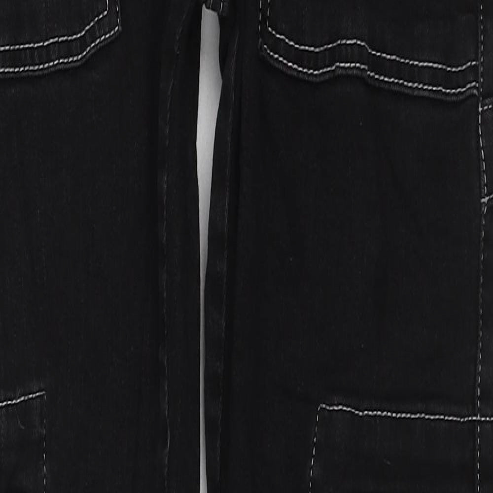 Boohoo Mens Black Cotton Skinny Jeans Size 30 in L30 in Regular Zip - Cargo