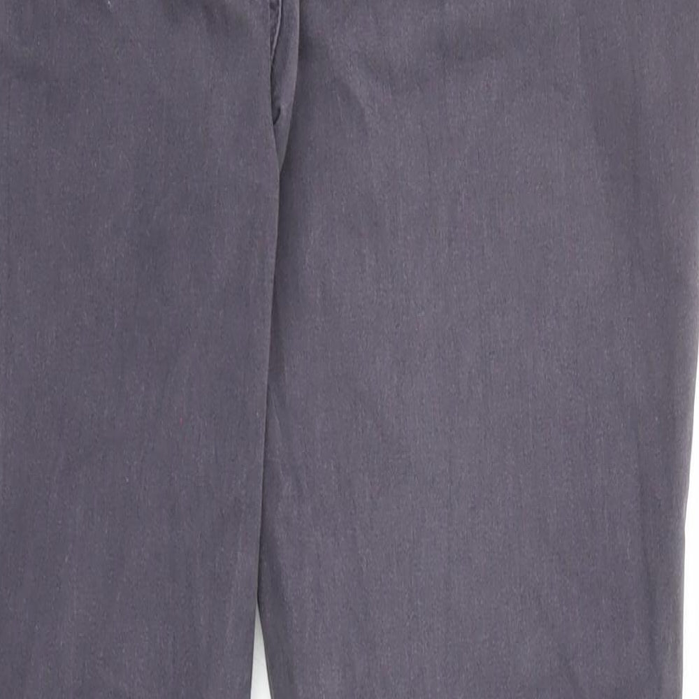 TU Womens Purple Cotton Skinny Jeans Size 10 L27 in Regular Zip