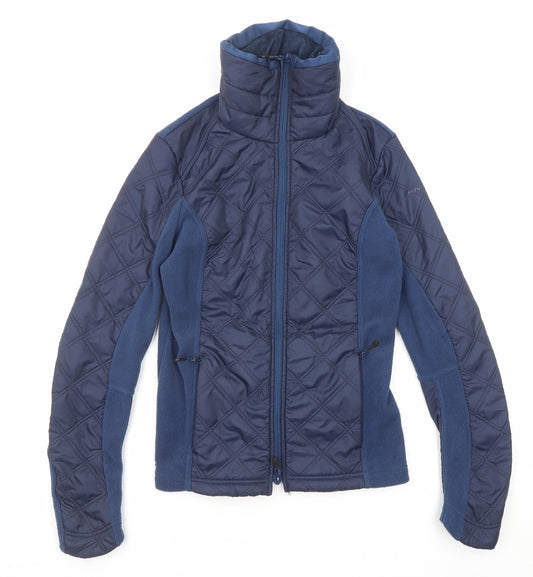 DECATHLON Womens Blue Windbreaker Jacket Size XS Zip