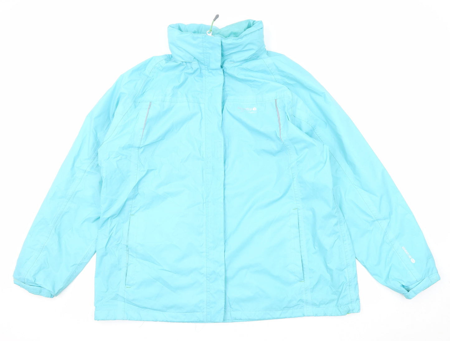 Regatta Womens Blue Windbreaker Jacket Size 20 Zip