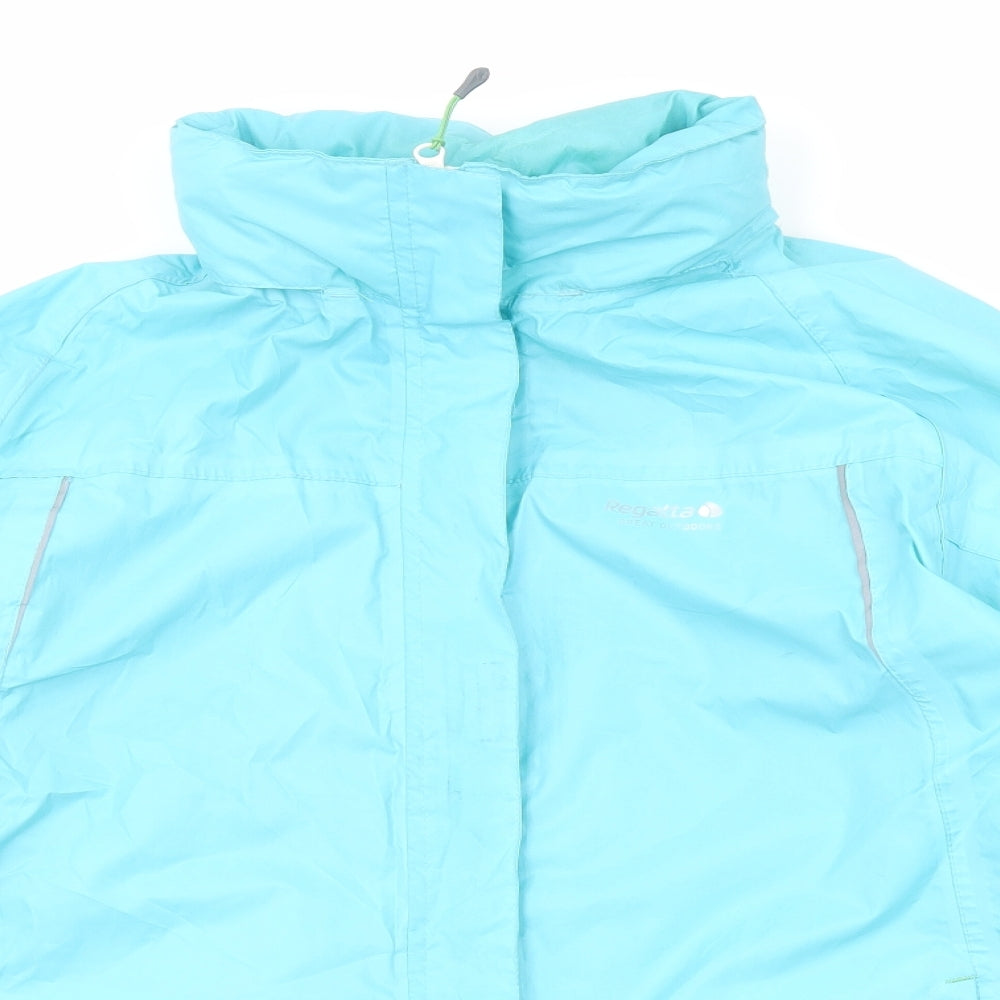 Regatta Womens Blue Windbreaker Jacket Size 20 Zip