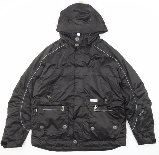 Faiise Mens Black Jacket Size M Zip - Ski Jacket