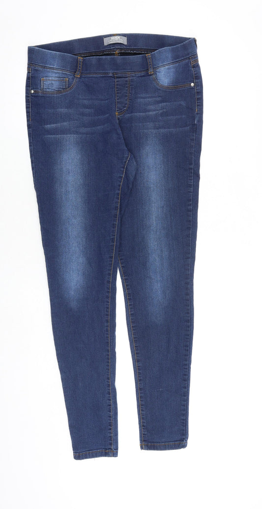 Dorothy Perkins Womens Blue Cotton Jegging Jeans Size 14 L30 in Regular
