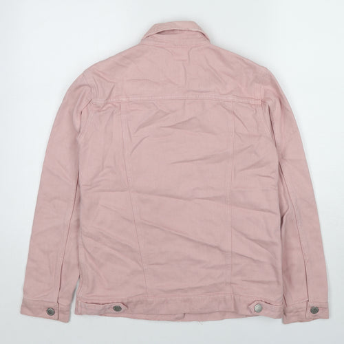 Miss Selfridge Womens Pink Jacket Size 8 Button
