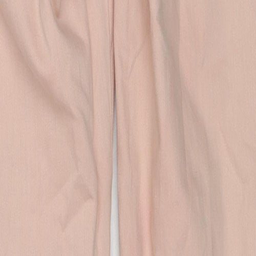 TU Womens Pink Cotton Skinny Jeans Size 12 L28 in Regular Zip