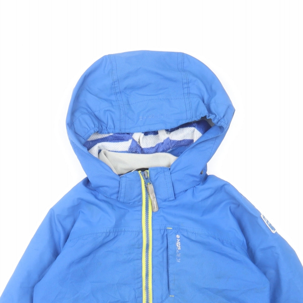 Icepeak Boys Blue Jacket Size 3-4 Years Zip