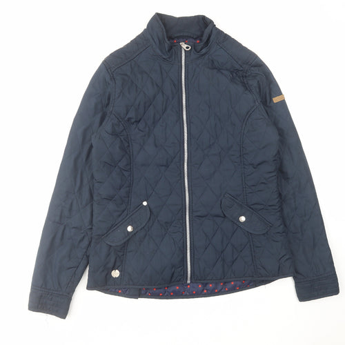 Regatta Womens Blue Quilted Jacket Size 10 Zip