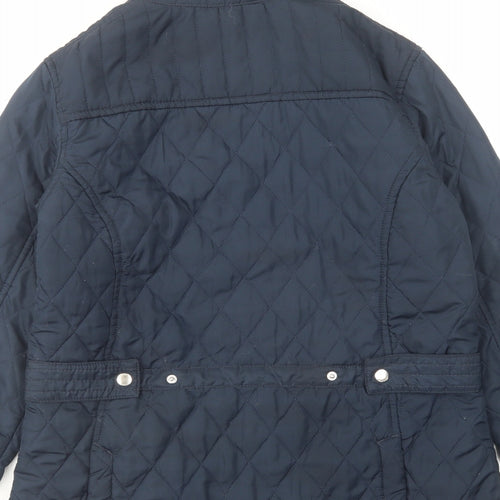 Regatta Womens Blue Quilted Jacket Size 10 Zip