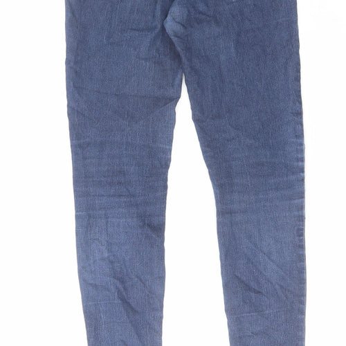 TU Womens Blue Cotton Jegging Jeans Size 10 L30 in Regular