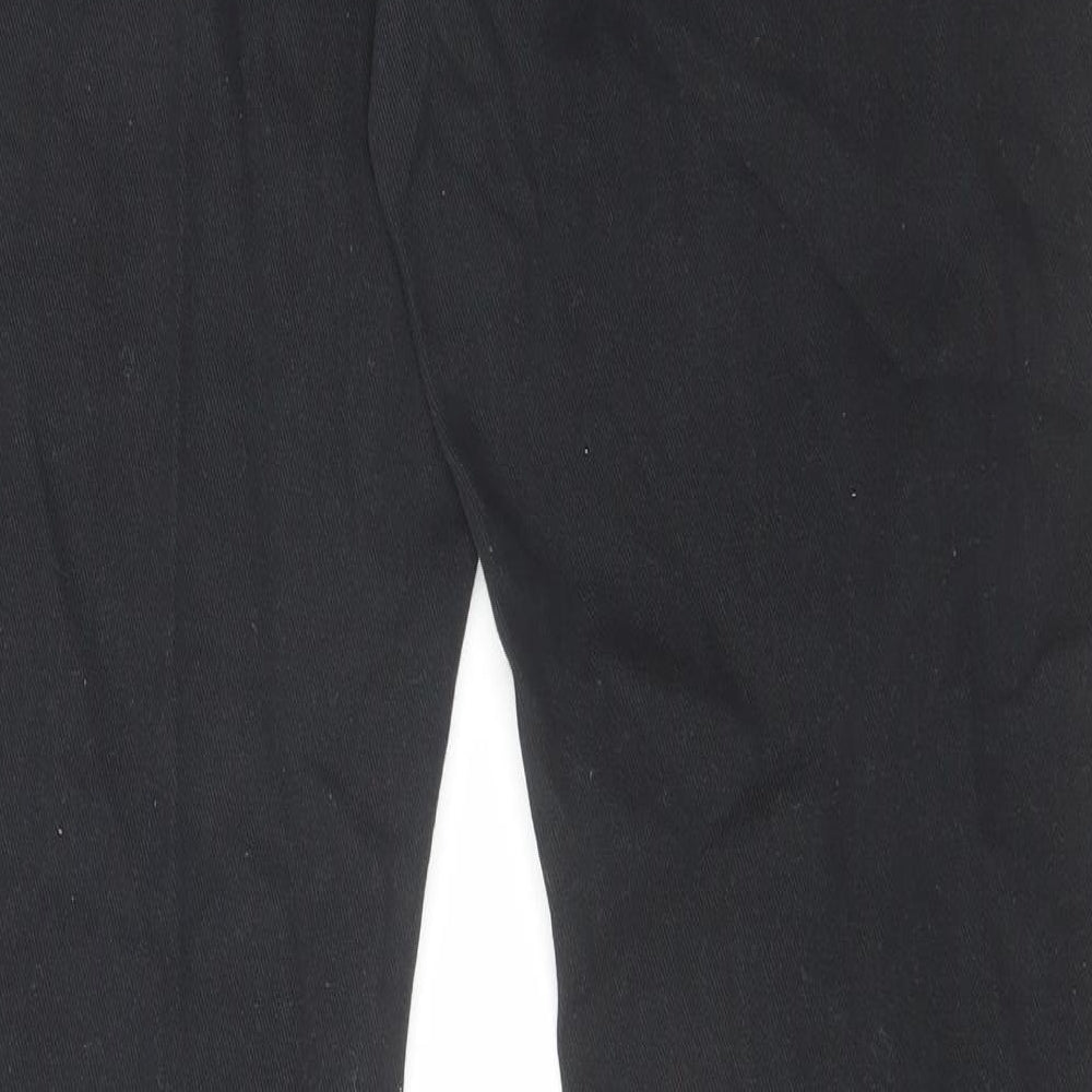 Denim & Co. Mens Black Cotton Straight Jeans Size 34 in L32 in Regular Zip