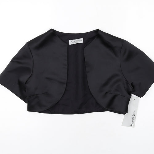 Michaela Louisa Womens Black Jacket Size 16
