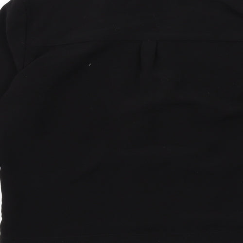 Topshop Womens Black Jacket Size 6 Button