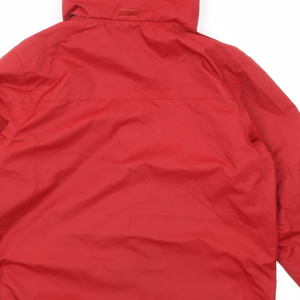 TOG24 Mens Red Windbreaker Jacket Size M Zip