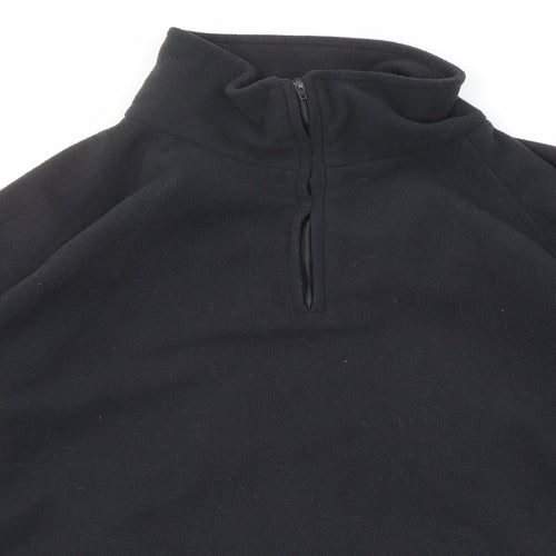 TOG24 Mens Black Polyester Pullover Sweatshirt Size L