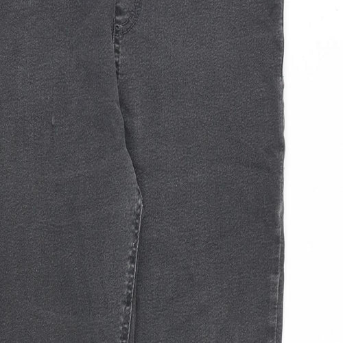 Marks and Spencer Womens Grey Cotton Jegging Jeans Size 12 L26 in Regular