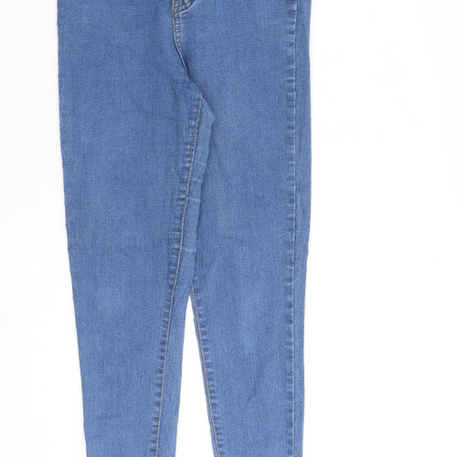 Dont think twice Womens Blue Cotton Skinny Jeans Size 8 L27 in Regular Zip