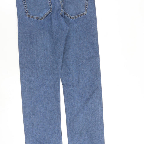 GANT Mens Blue Cotton Straight Jeans Size 30 in L32 in Slim Zip