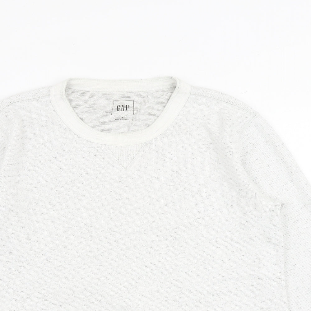 Gap Mens Grey Cotton Pullover Sweatshirt Size S