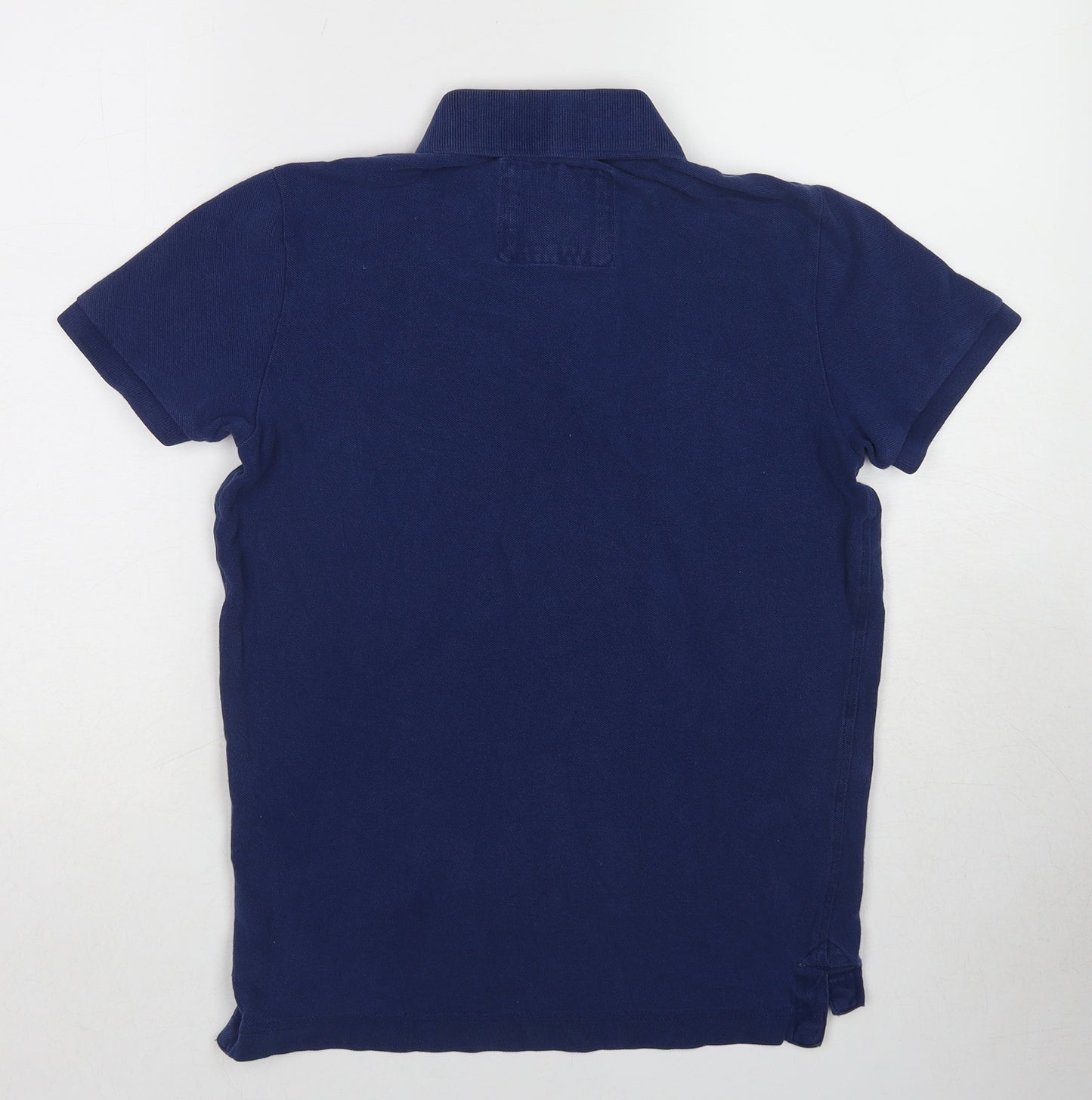 Abercrombie & Fitch Mens Blue Cotton Polo Size S Collared Pullover