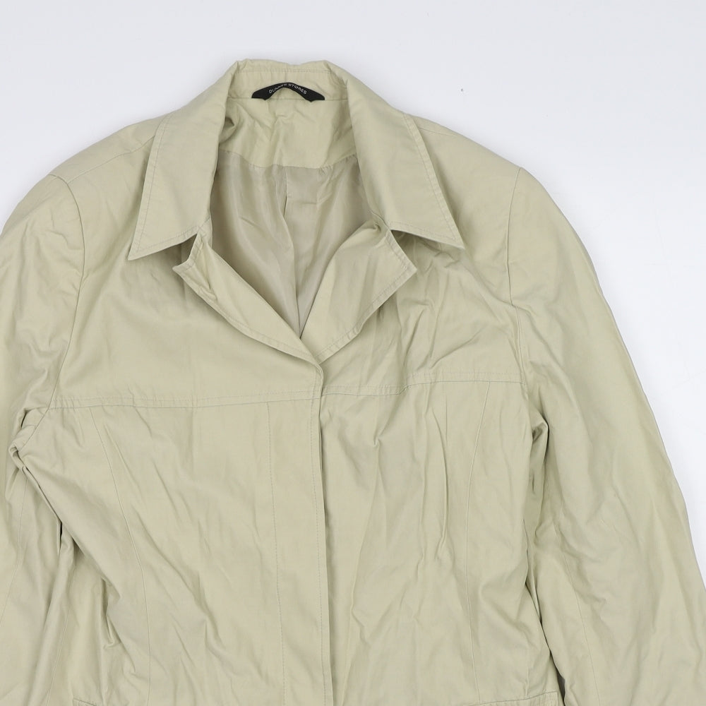 St. Bernard Womens Beige Jacket Size 12 Button