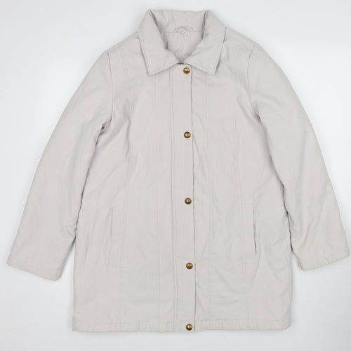 Bonmarché Womens Grey Jacket Size XS Zip