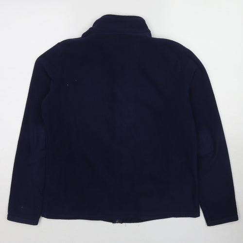 Marks and Spencer Womens Blue Jacket Size 16 Zip