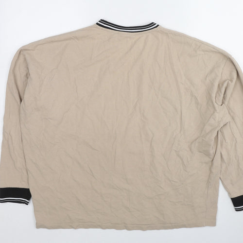 ASOS Mens Brown Cotton Pullover Sweatshirt Size S