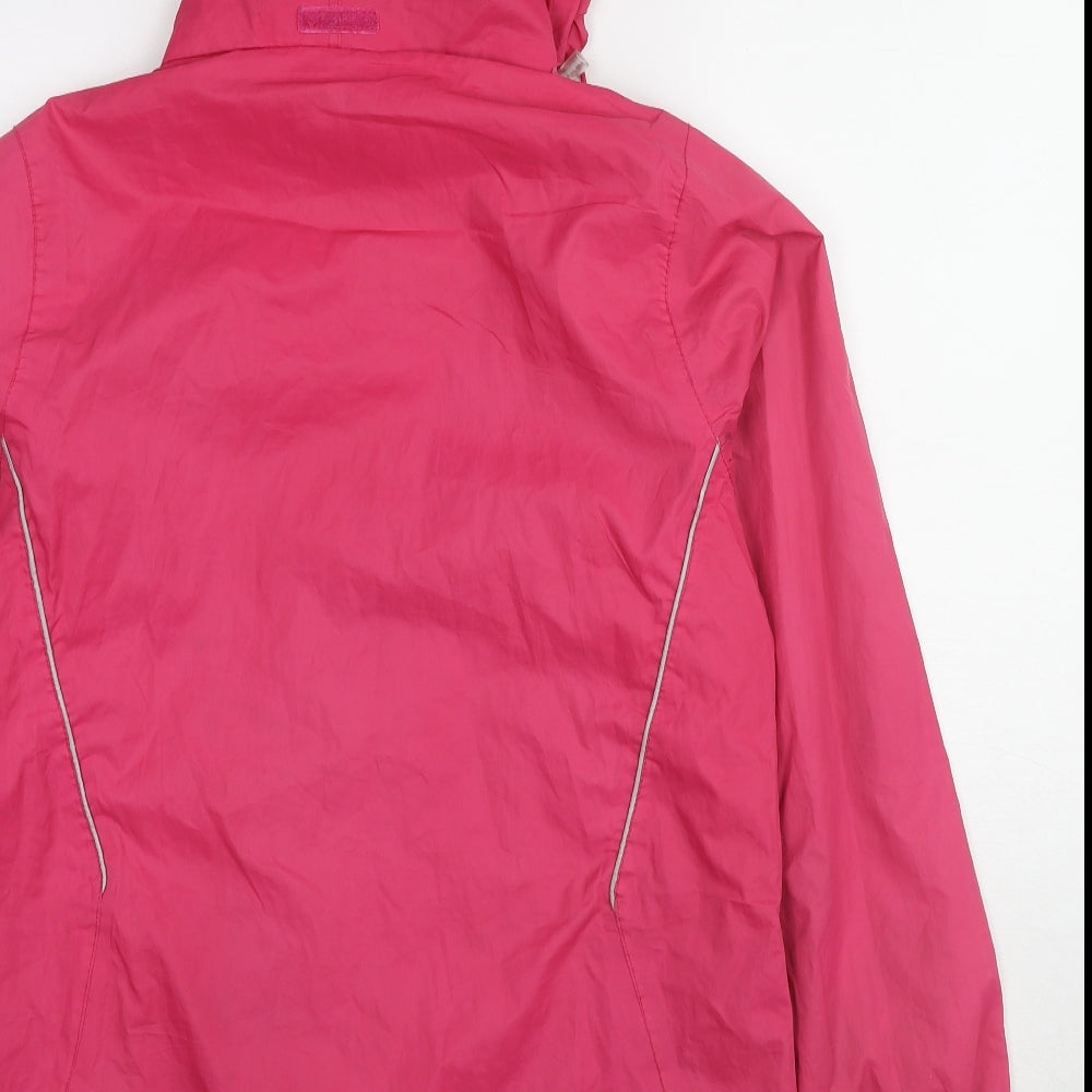 Regatta Womens Pink Windbreaker Jacket Size 12 Zip