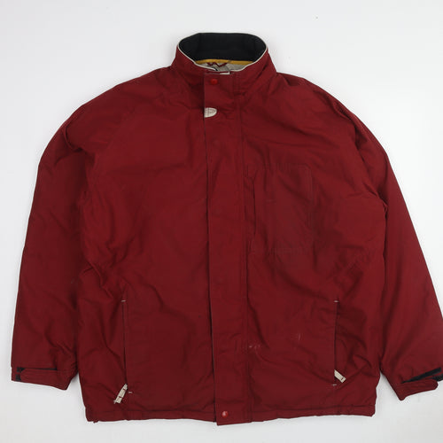 Cedar Wood State Mens Red Jacket Size L Zip