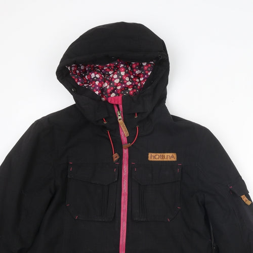 Hot Tuna Womens Black Ski Jacket Jacket Size 8 Zip