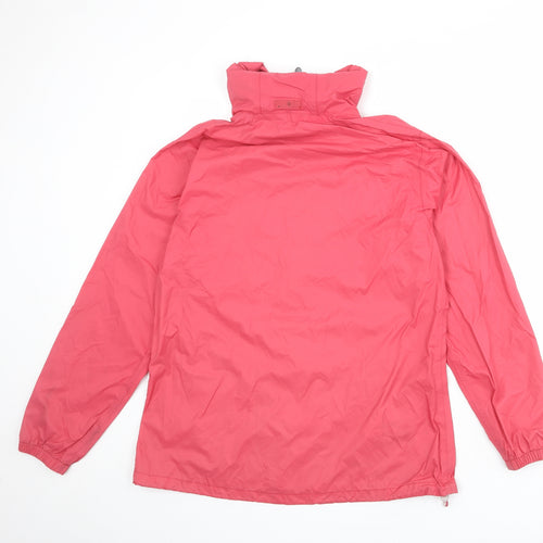 Hi Gear Womens Pink Windbreaker Jacket Size 12 Zip