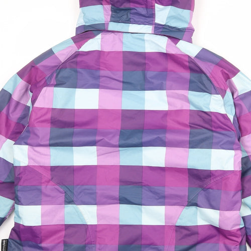 Backswing Womens Multicoloured Check Ski Jacket Jacket Size 12 Zip