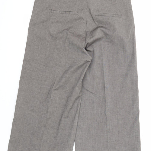 River Island Womens Brown Polyester Dress Pants Trousers Size 10 L24 in Regular Zip