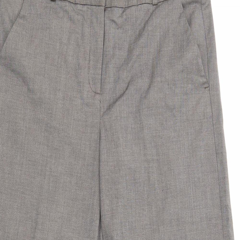 River Island Womens Brown Polyester Dress Pants Trousers Size 10 L24 in Regular Zip