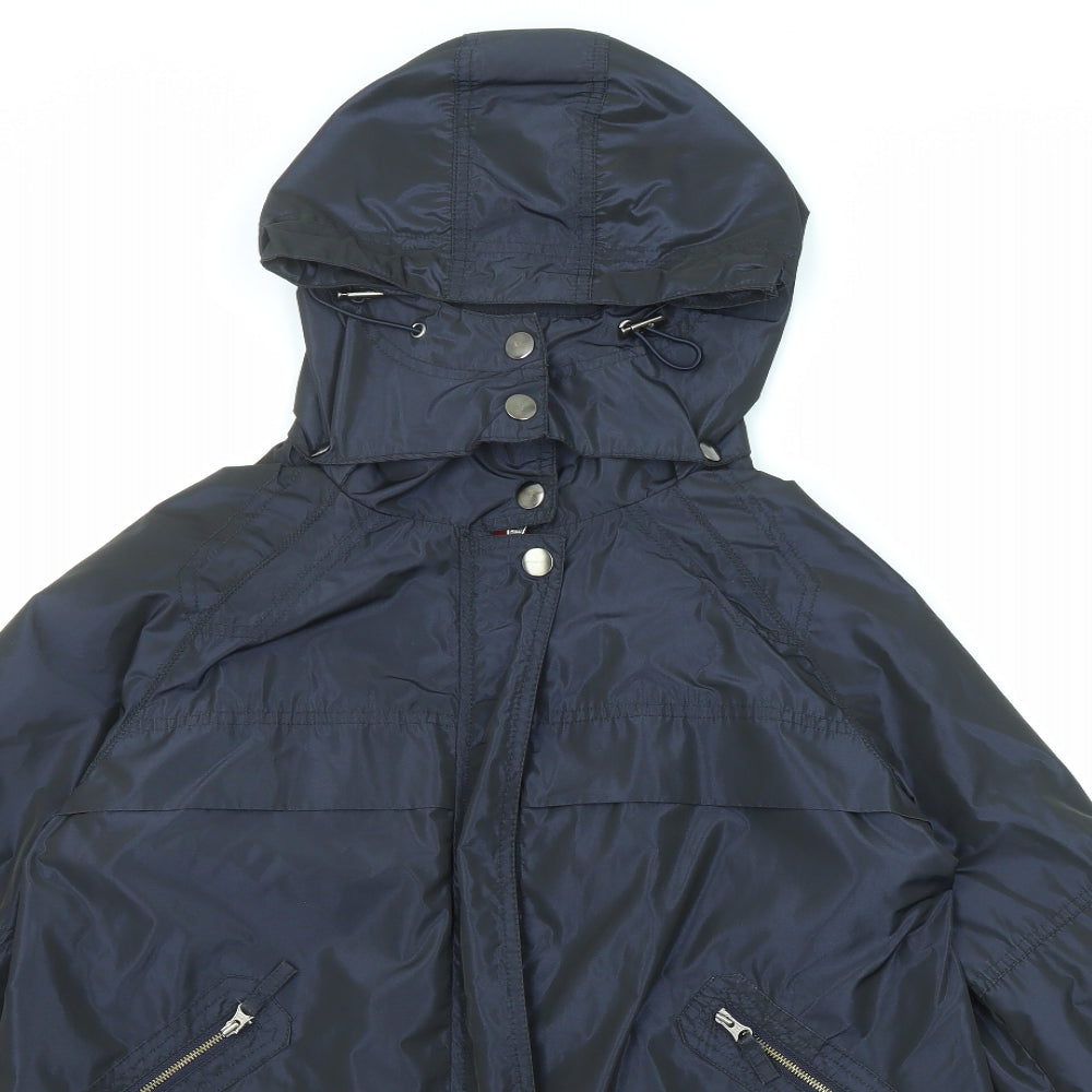 Monsoon Womens Blue Jacket Size 12 Zip