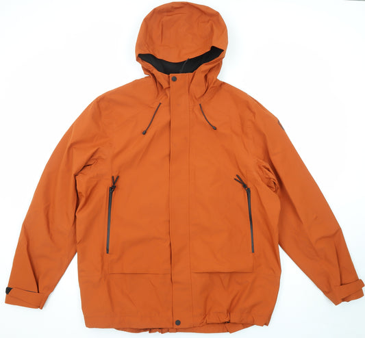 Marks and Spencer Mens Orange Jacket Size XL Zip