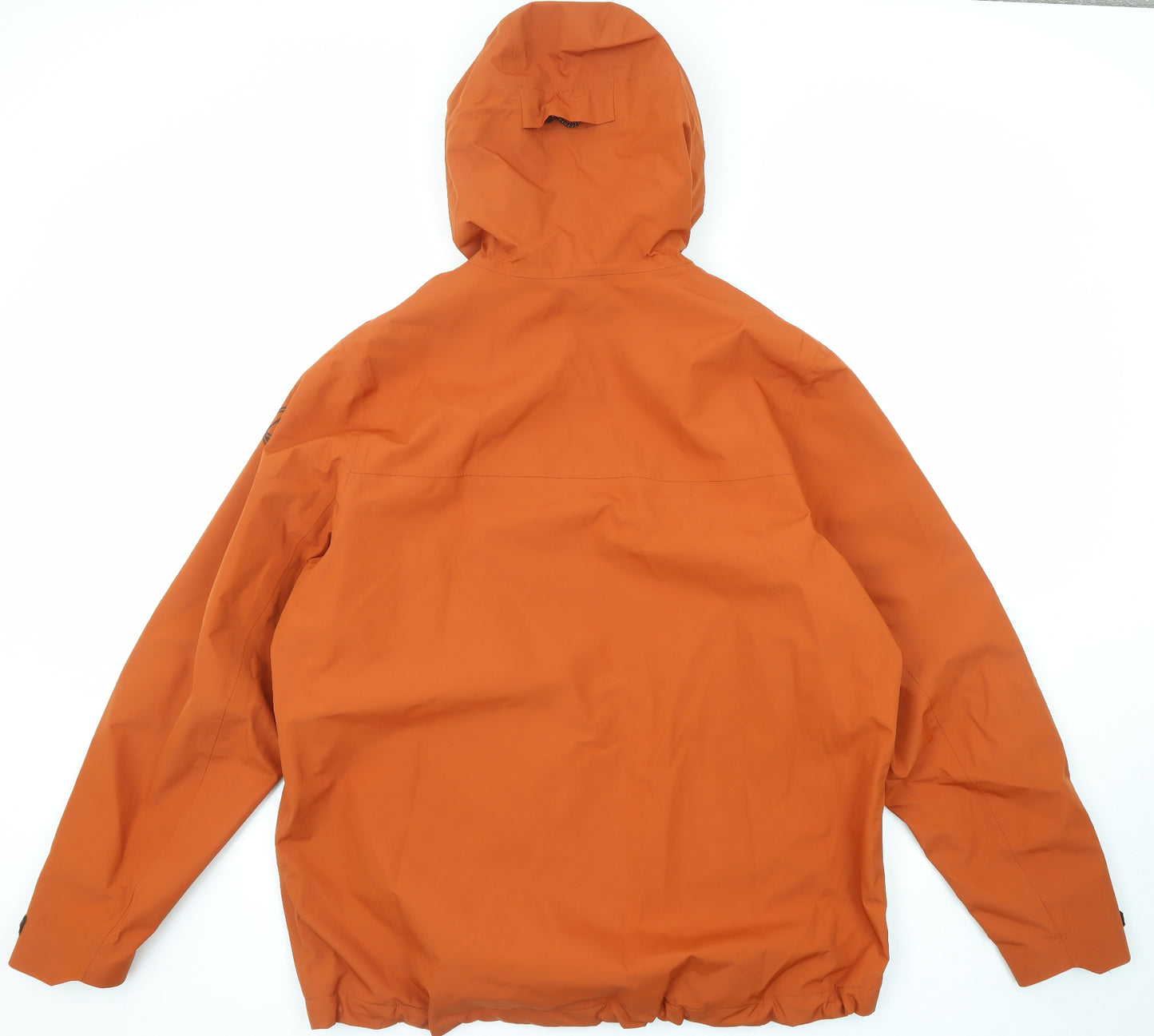 Marks and Spencer Mens Orange Jacket Size XL Zip