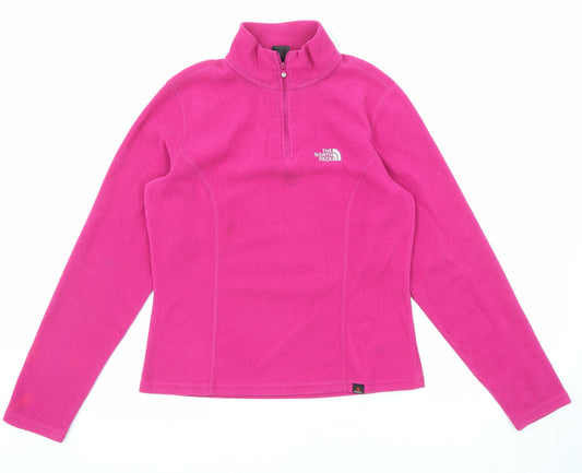 Regatta Womens Pink Polyester Pullover Sweatshirt Size S Zip