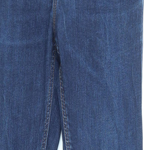 ASOS Mens Blue Cotton Skinny Jeans Size 28 in L32 in Regular Zip