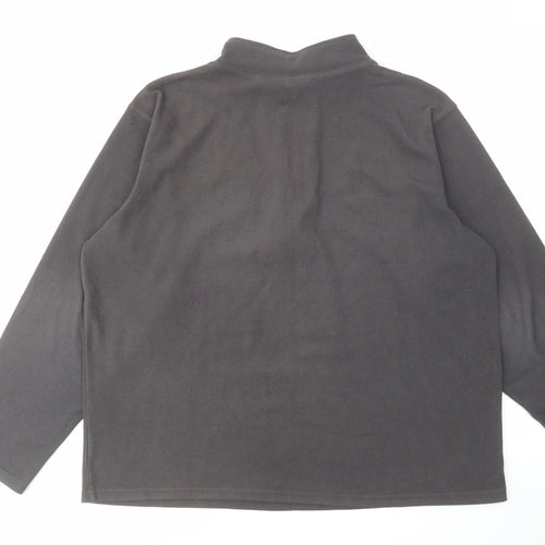Wrangler Mens Grey Polyester Pullover Sweatshirt Size L